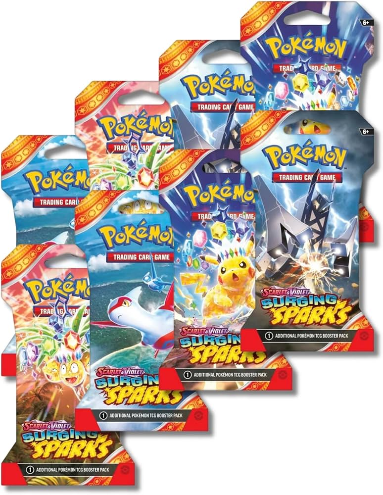 pokemon surging sparks sleeved booster pack Pokemon TCG : Surging Sparks Sleeved Booster Pack – Little Robot