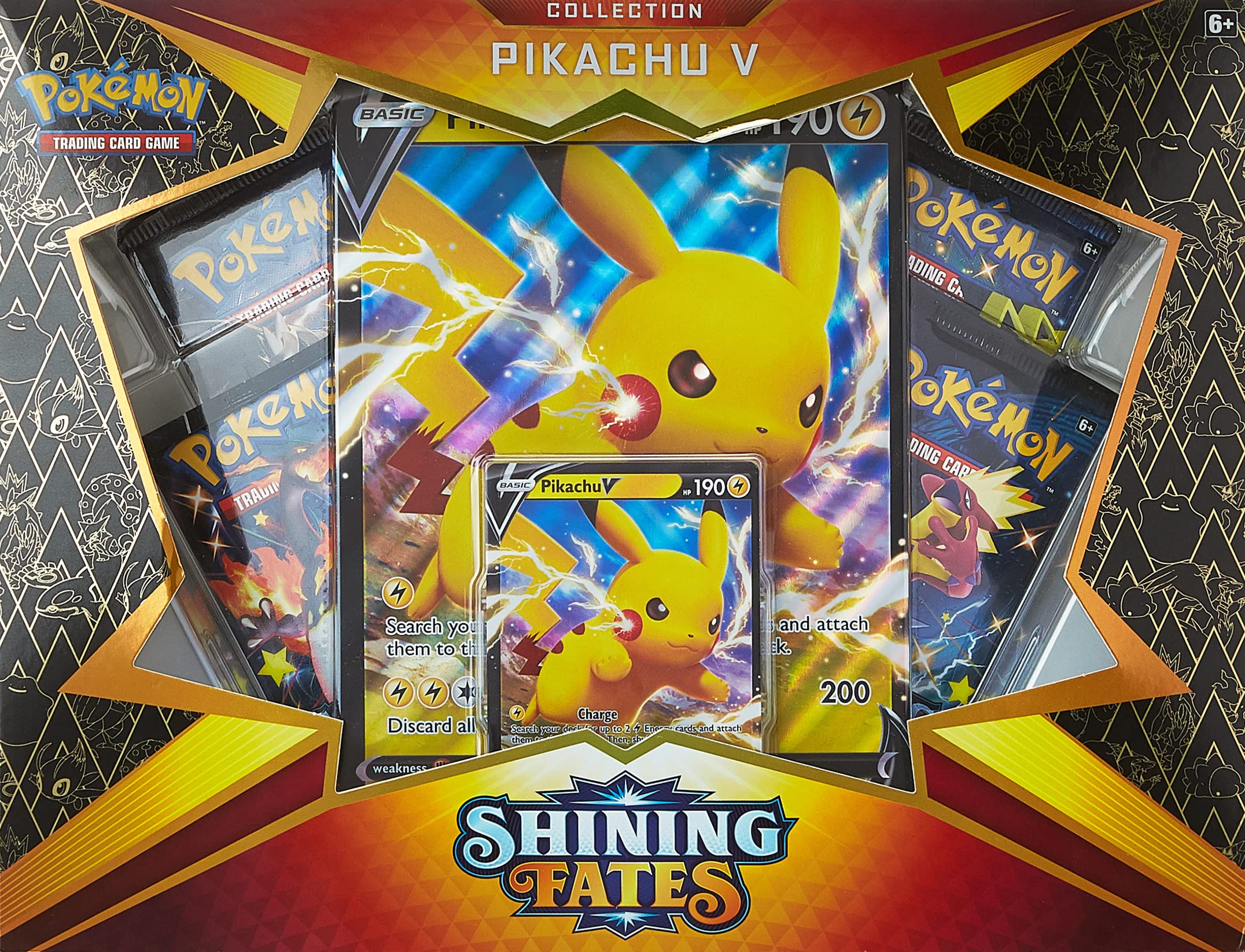 Pokemon TCG: Shining Fates Pikachu V Box Little Robot Pokemon TCG: Shining Fates Pikachu V Box Little Robot