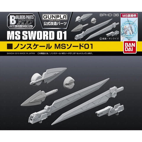 Bandai HD 1/144 Builders Parts MS Sword 01 Bandai HD 1/144 Builders Parts MS Sword 01
