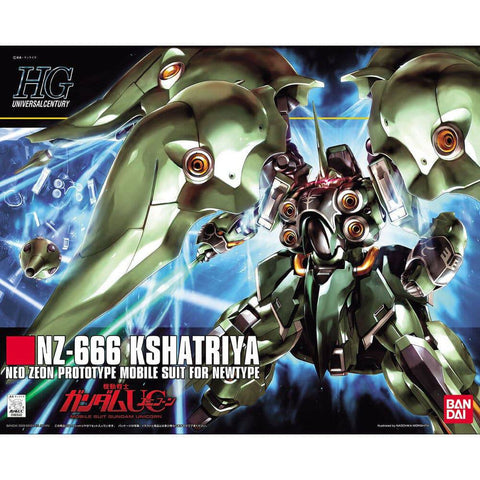 Universal Century : HG 1/144 NZ-666 Kshatriya (Neo Zeon Mobile Suit For Newtype) Universal Century : HG 1/144 NZ-666 Kshatriya (Neo Zeon Mobile Suit For Newtype)