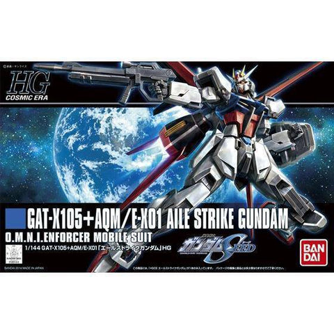 Cosmic Era : HG 1/144 GAT-X105+AQM / E-X01 Aile Strike Gundam (O.M.N.I. Enforcer Mobile Suit) Cosmic Era : HG 1/144 GAT-X105+AQM / E-X01 Aile Strike Gundam (O.M.N.I. Enforcer Mobile Suit)