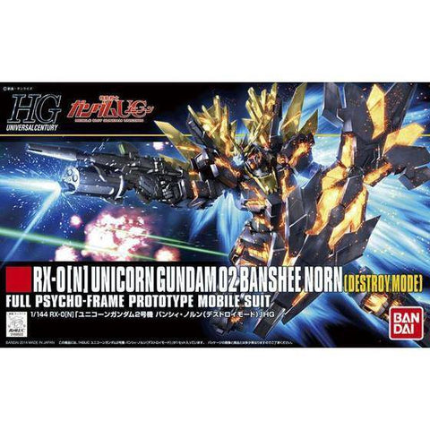 Universal Century : HG 1/144 Unicorn Gundam 02 Banshee Norn Destroy Mode Universal Century : HG 1/144 Unicorn Gundam 02 Banshee Norn Destroy Mode