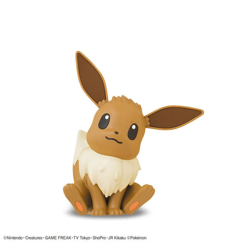 Bandai Pokemon Model Kit Quick : Eevee / Evoli Bandai Pokemon Model Kit Quick : Eevee / Evoli