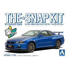 THE SNAP KIT : Nissan R34 Skyline GT-R (Bayside Blue) THE SNAP KIT : Nissan R34 Skyline GT-R (Bayside Blue)