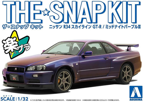 THE SNAP KIT : Nissan R34 Skyline GT-R (Midnight Purple III) THE SNAP KIT : Nissan R34 Skyline GT-R (Midnight Purple III)