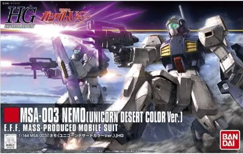 HG 1/144 MSA-003 Nemo (Unicorn Desert Color Ver)