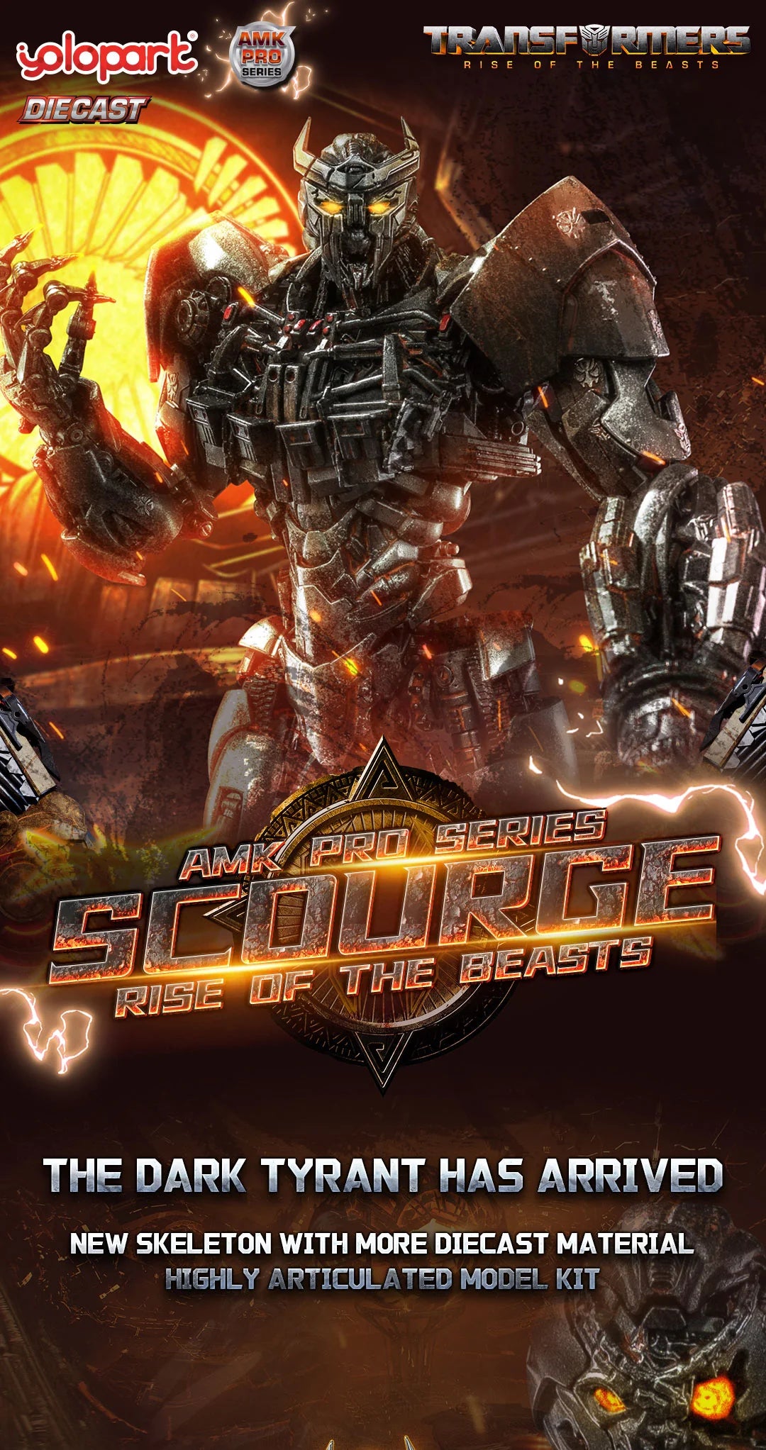 Yolopark AMK PRO Series : Transformers Scourge