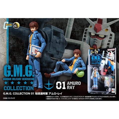 Bandai : G.M.G Collection 01 Mobile Suit Gundam Earth Federation [ Amuro Ray ]