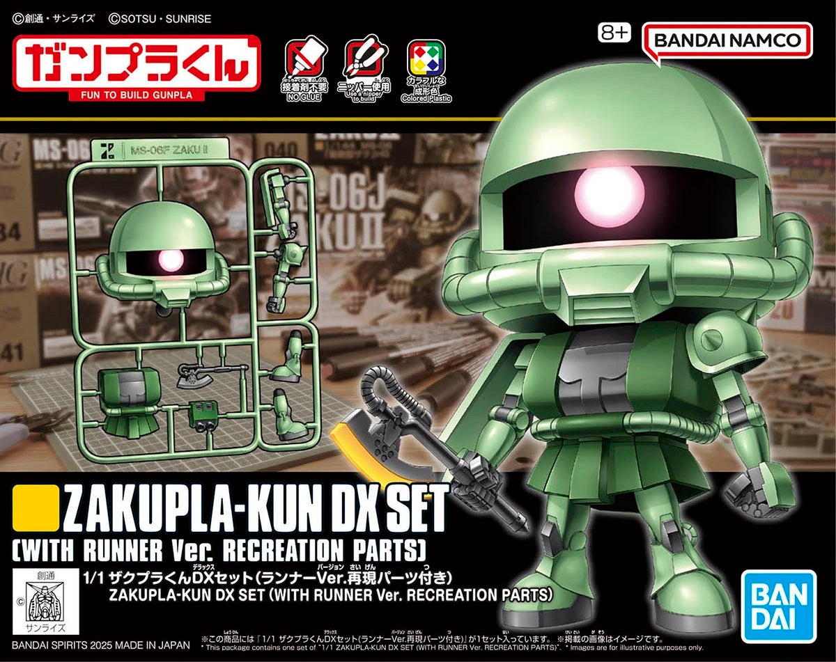 Bandai 1/1 : Zakupla-Kun DX Set ( With Runner Ver. Recreation Parts )