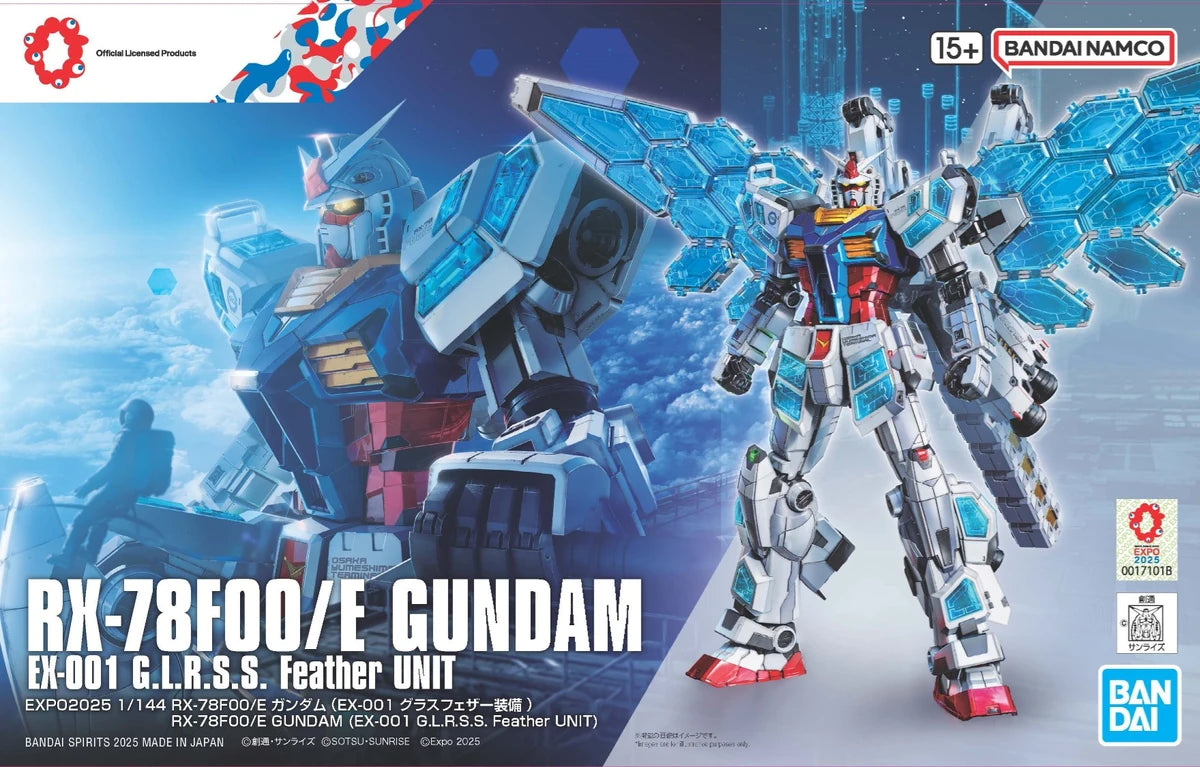 Bandai 1/144 : RX-78F00/E Gundam [ EX-001 G.L.R.S.S Feather Unit Chemical Recycle Ver. ]