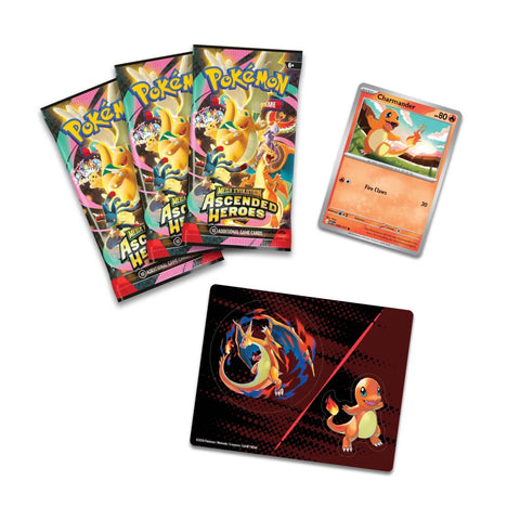 Pokemon TCG : Mega Evolution 2.5 Ascended Heroes Tech Sticker Blister- Charmander