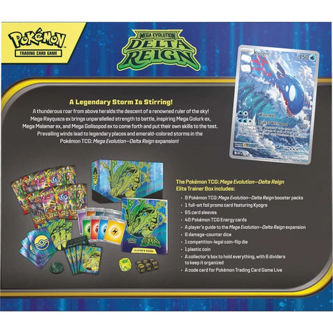 Pokemon TCG : Mega Evolution 6 - Delta Reign Elite Trainer Box [ ETB ]