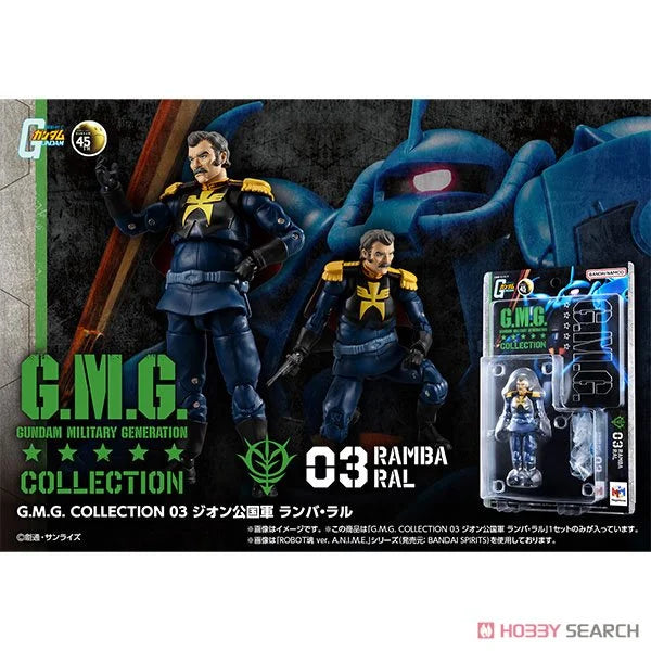 Bandai : G.M.G Collection 03 Principality Of Zeon [ Ramba Ral ]