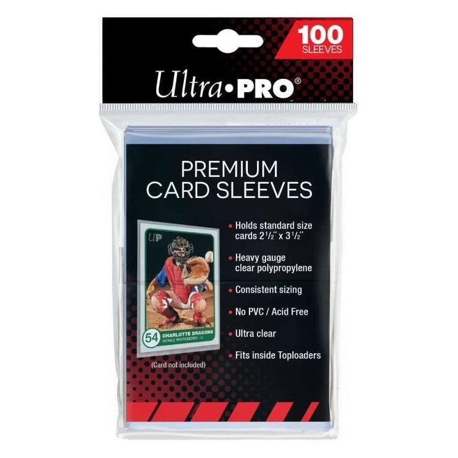 Ultra Pro : Premium Card Sleeves  [ 2 1/2 " X 3 1/2" ]