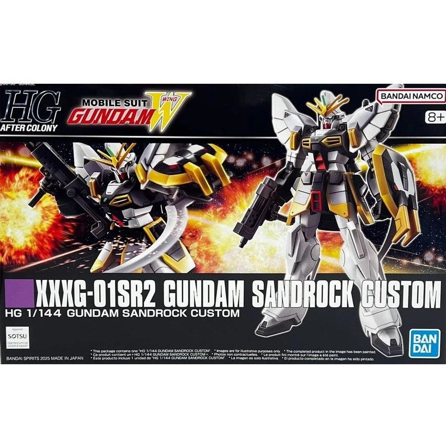 Bandai HG 1/144 : XXXG-01SR2 Gundam Sandrock Custom