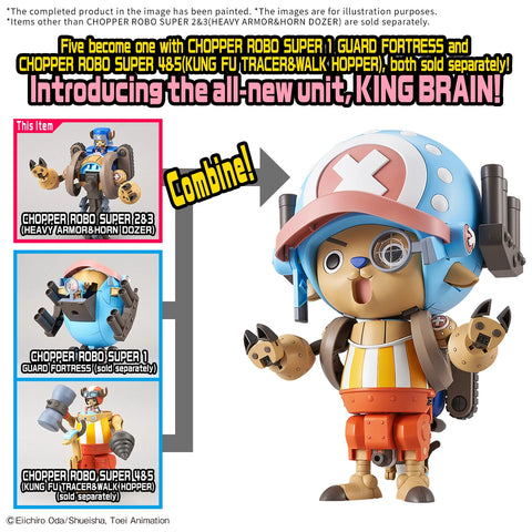 Bandai One Piece : Chopper Robo Super 2&3 ( Heavy Armor & Horn Dozer )