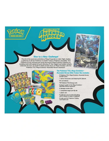 Pokemon TCG : Mega Evolution 2.5 Ascended Heroes Elite Trainer Box