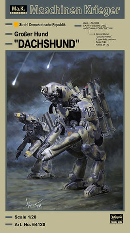 Hasegawa Ma.k. 1/20 : Maschinen Krieger Grober Hund " Dachshund " [ Strahl Defence Force ]