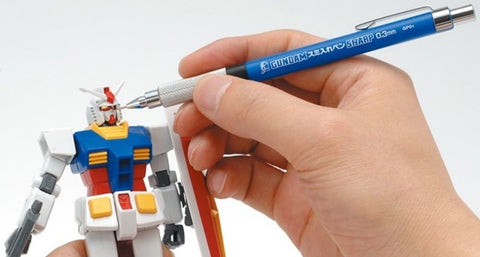 GSI CREOS : GP-01 Gundam Marker BLACK Liner with Mechanical Pencil Sharp 0.3mm