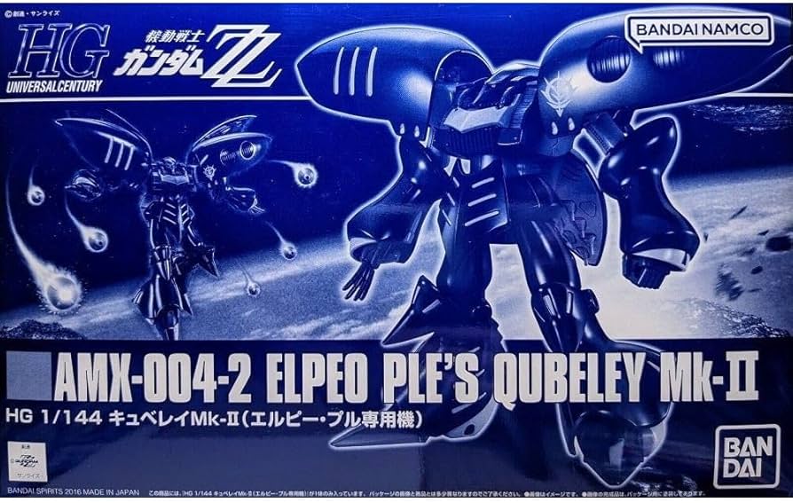 Universal Century : HG 1/144 AMX-004-2 Elpeo Ple's Qubeley MK-II P-Bandai