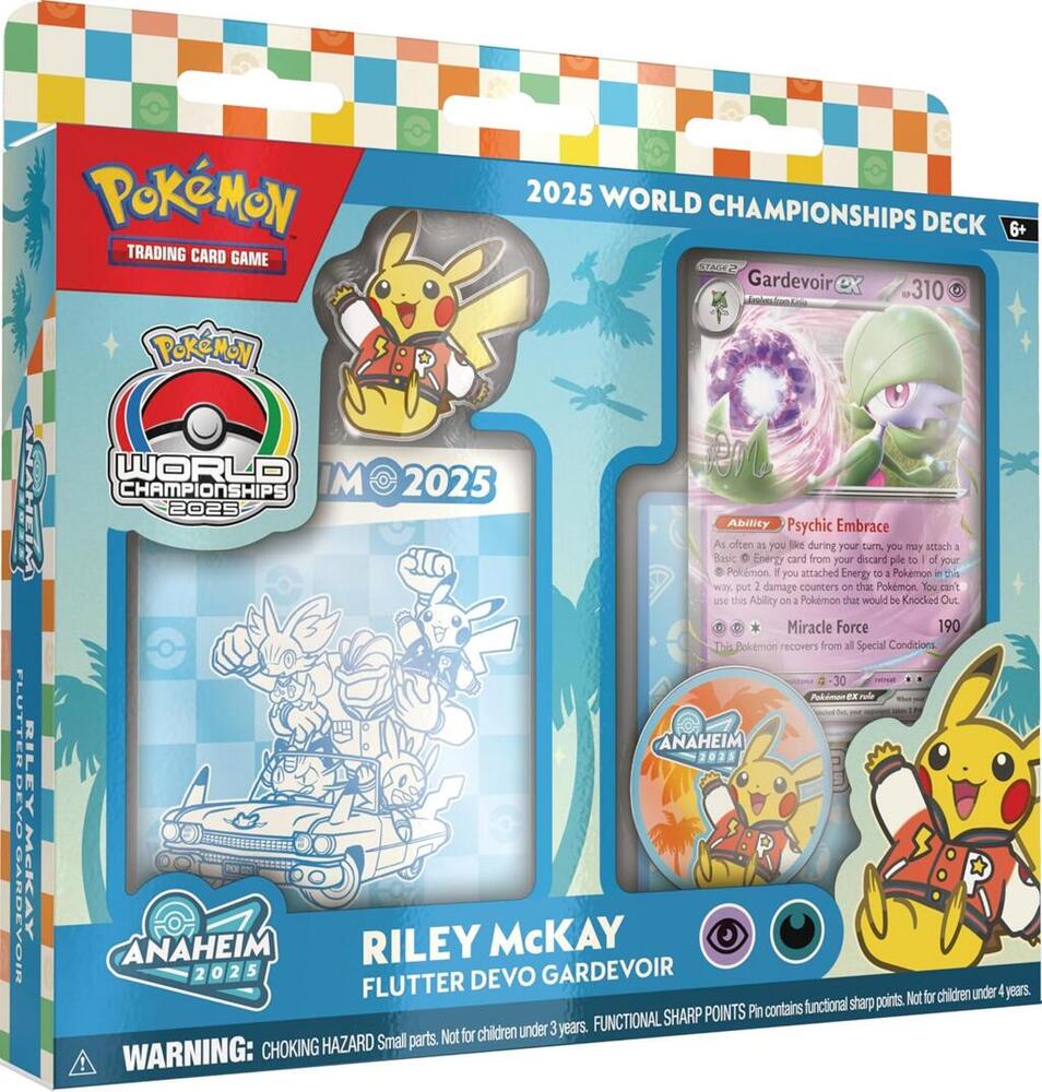 Pokemon TCG : 2025 World Championship Deck [ Riley McKay - Flutter Devo Gardevoir ]