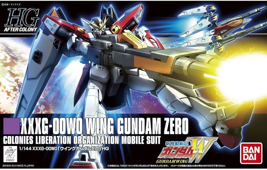 Bandai HG 1/144 : XXXG-00W0 Wing Gundam Zero