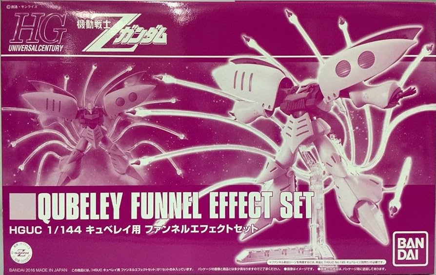 Universal Century: HG 1/144 Qubeley Funnel Effect Set P-Bandai