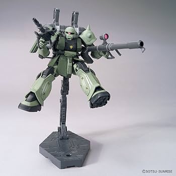 Bandai HG 1/144 : MS-06 Zaku II + Big Gun Set  ( GundamThunderbolt Ver. )