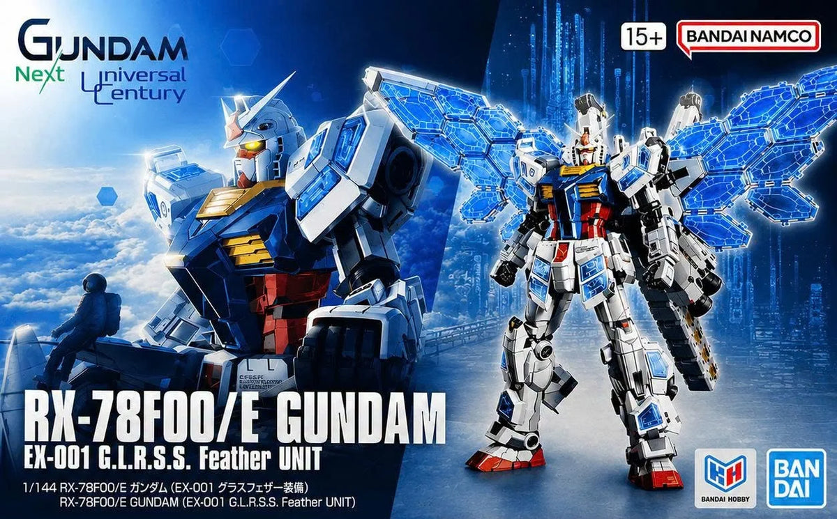 Bandai HG 1/144 : RX-78F00/E Gundam [ EX-001 G.L.R.S.s Feather Unit ]