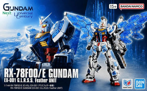 Bandai HG 1/144 : RX-78F00/E Gundam [ EX-001 G.L.R.S.s Feather Unit ]
