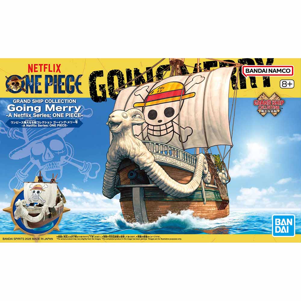 Bandai : One Piece Grand Ship Collection Going Merry ( A Netflix Series )