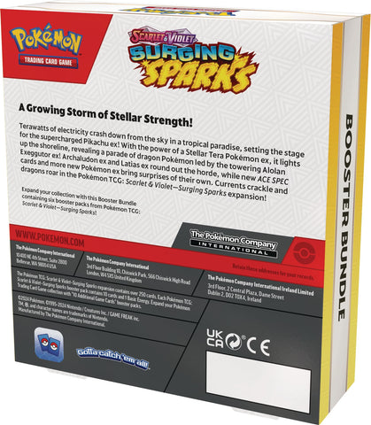 Pokemon TCG : Scarlet & Violet Surging Sparks Booster Bundle