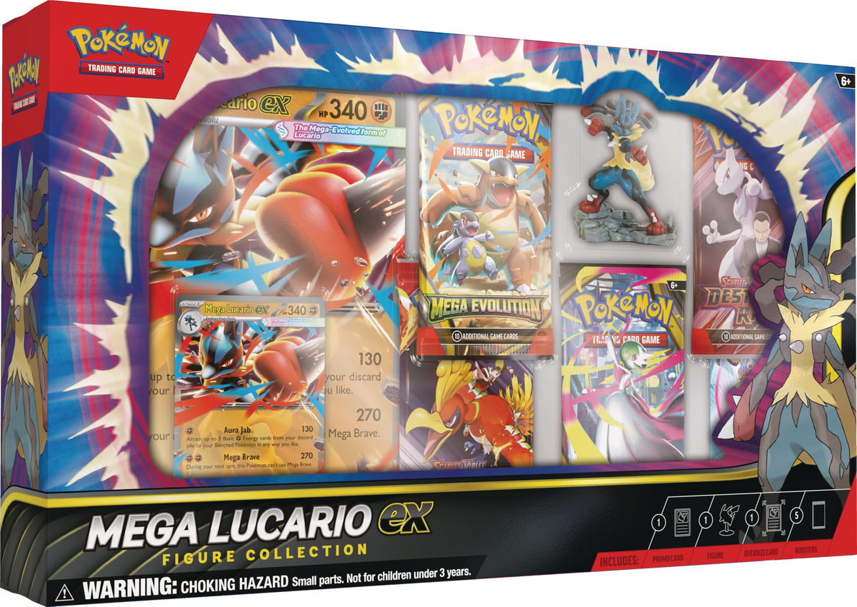 Pokemon TCG : Mega Lucario ex Figure Collection