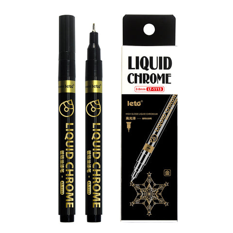 Leto : LT-1113 Liquid Chrome High Gloss Chromium 0.8mm - Gold