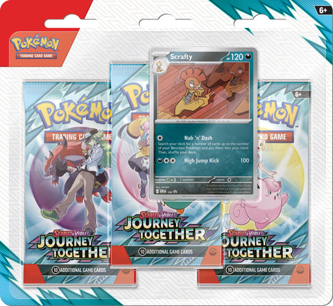 Pokemon TCG : Scarlet & Violet Journey Together 3 Pack