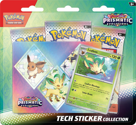 Pokemon TCG : Prismatic Evolutions Tech Sticker Collection