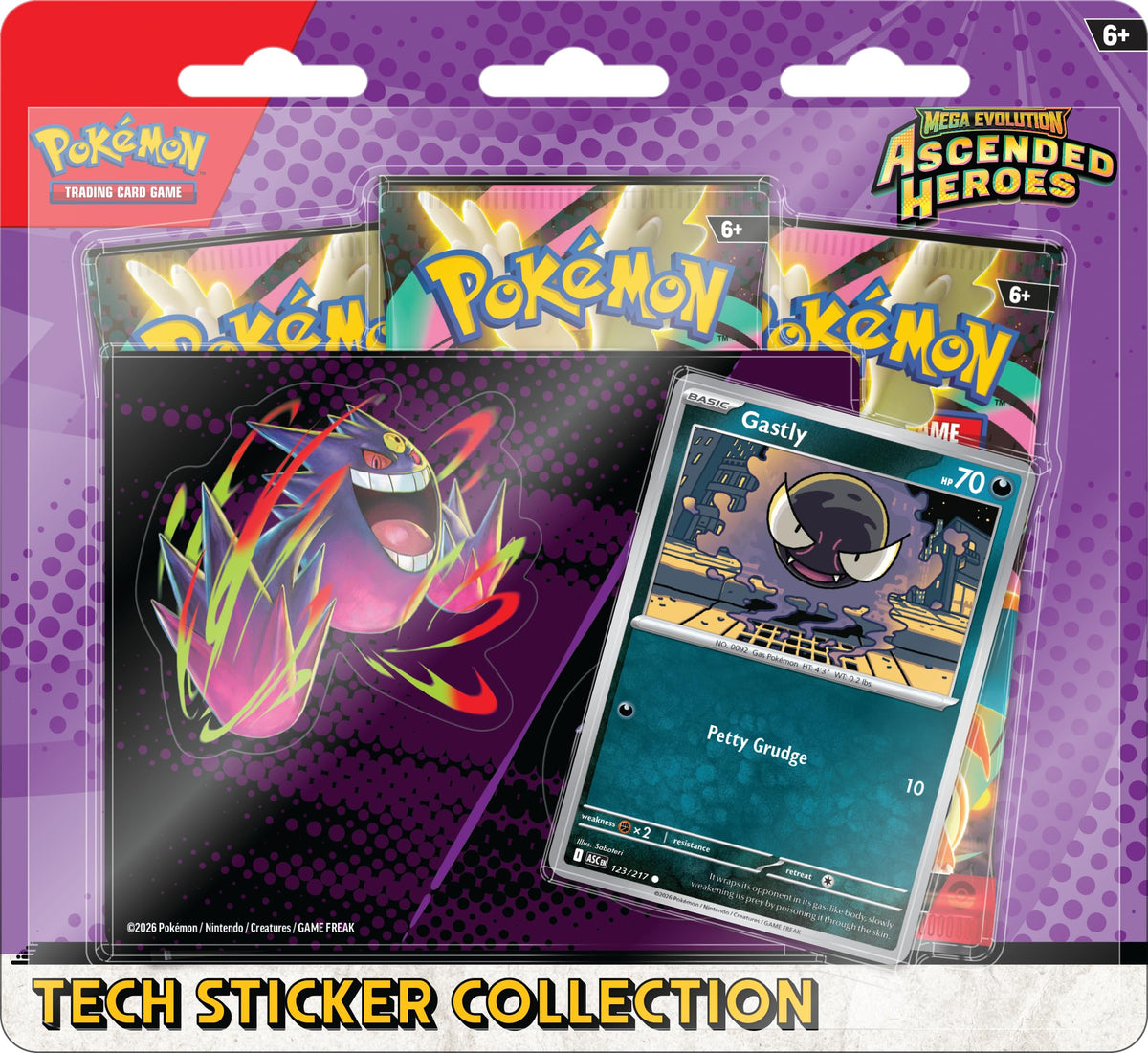 Pokemon TCG : Mega Evolution 2.5 Ascended Heroes Tech Sticker Blister