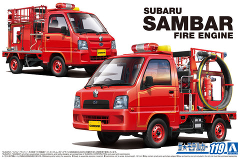 Aoshima 1/24 : Subaru TT2 Sambar The Fire Engine '11