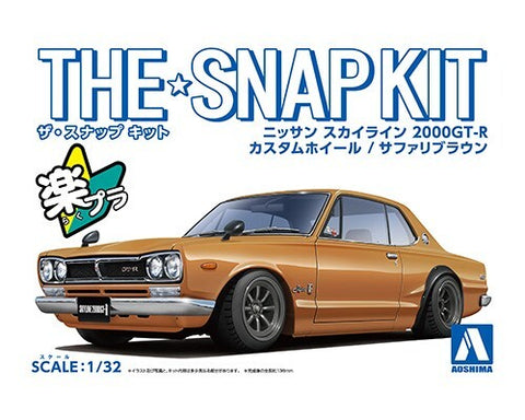 THE SNAP KIT : Nissan Skyline 2000 GT-R Custom Wheel Safari Brown