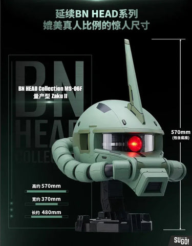 Bandai BN Head Collection : MS-06F Zaku II F