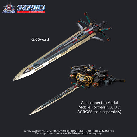 Takara Tomy : Diaclone DA-122 Robot Base GX/FD [ Build Up Armament ]
