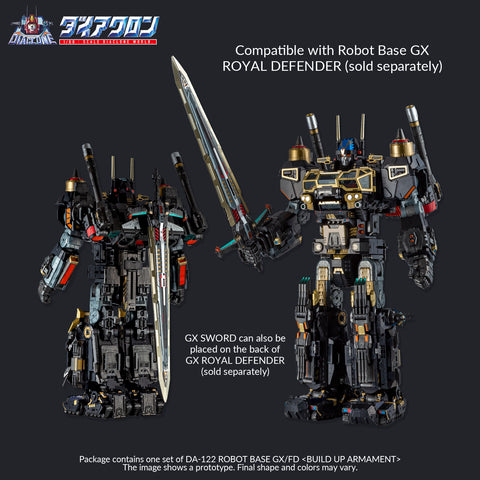 Takara Tomy : Diaclone DA-122 Robot Base GX/FD [ Build Up Armament ]
