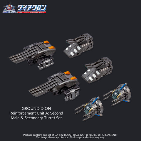 Takara Tomy : Diaclone DA-122 Robot Base GX/FD [ Build Up Armament ]