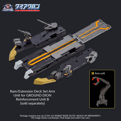 Takara Tomy : Diaclone DA-122 Robot Base GX/FD [ Build Up Armament ]