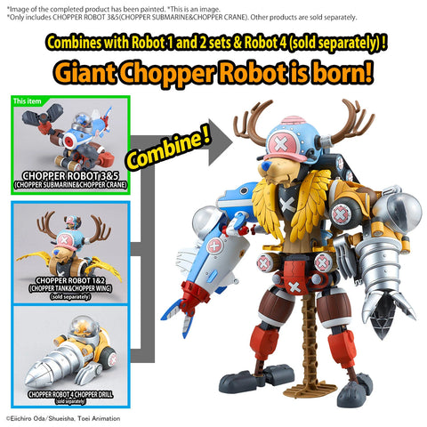 Bandai One Piece : Chopper Robo 1 & 2 ( Chopper Tank & Chopper Wing )