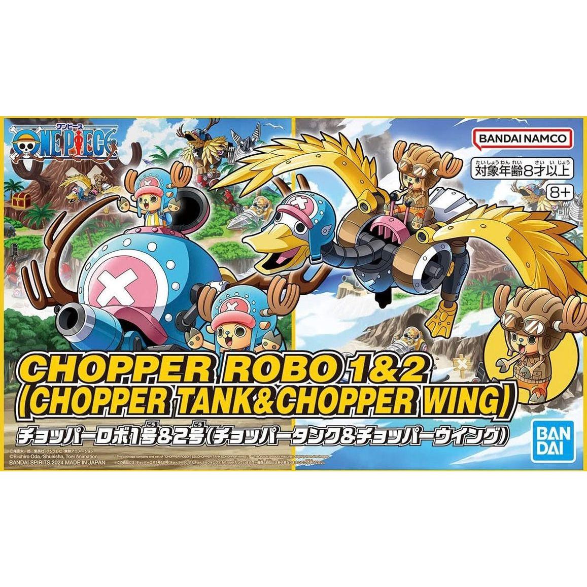 Bandai One Piece : Chopper Robo 1 & 2 ( Chopper Tank & Chopper Wing )