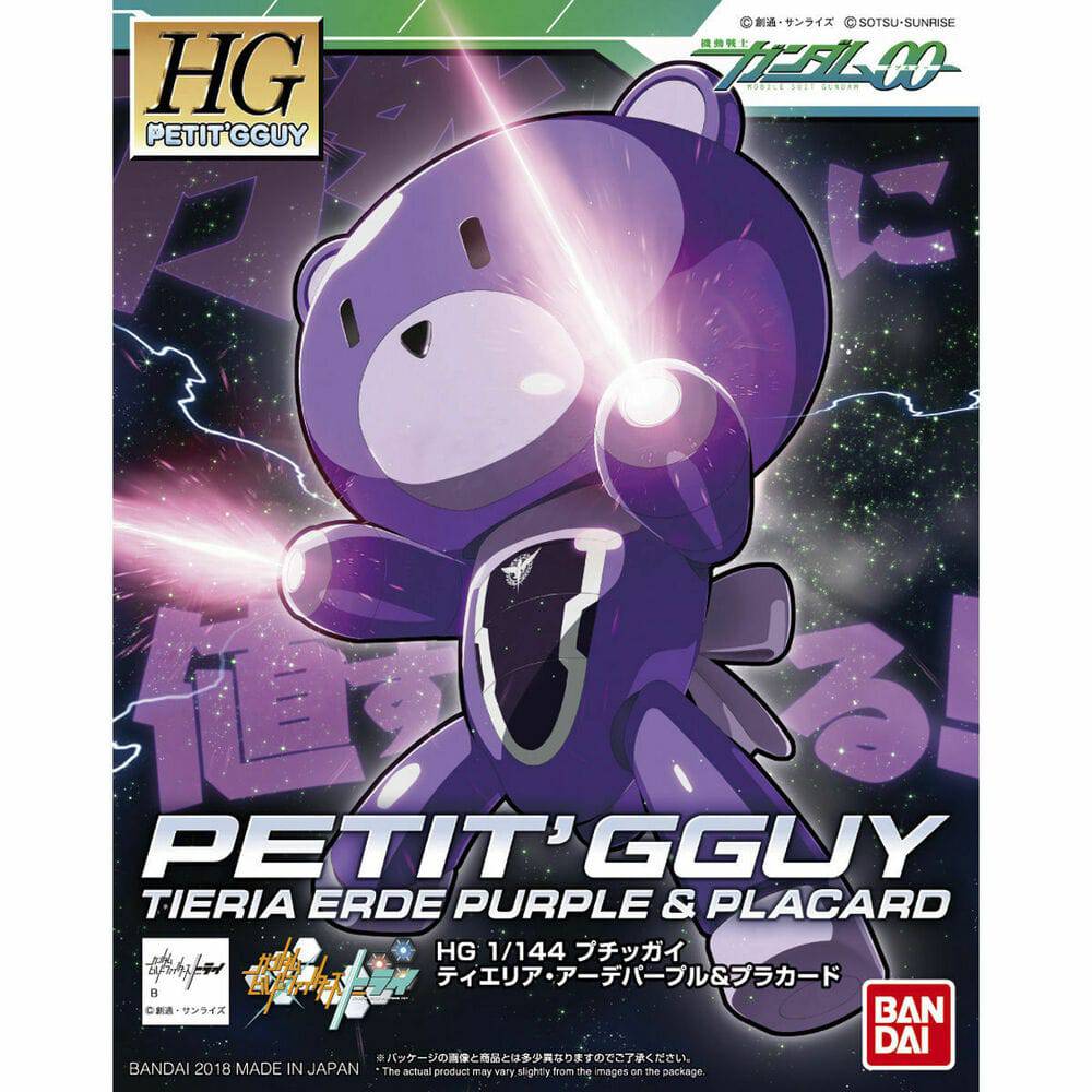 Bandai HG 1/144 : Petit' GGuy [ Tieria Erde Purple &  Placard ]