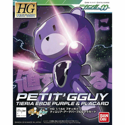 Bandai HG 1/144 : Petit' GGuy [ Tieria Erde Purple &  Placard ]