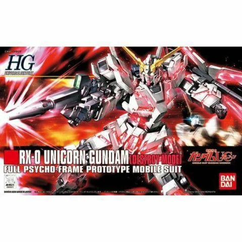 HG 1/144 RX-0 Unicorn Gundam Destroy Mode