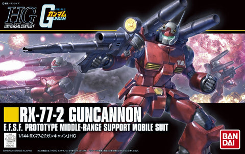 HG 1/144 RX-77-2 Guncannon (E.F.S.F. Prototype Middle-Range Support Mobile Suit